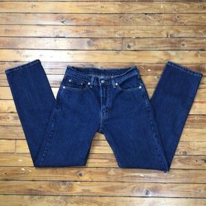 Levi’s 505 dark blue jeans 99% cotton 1% elastane 30/32 Levis